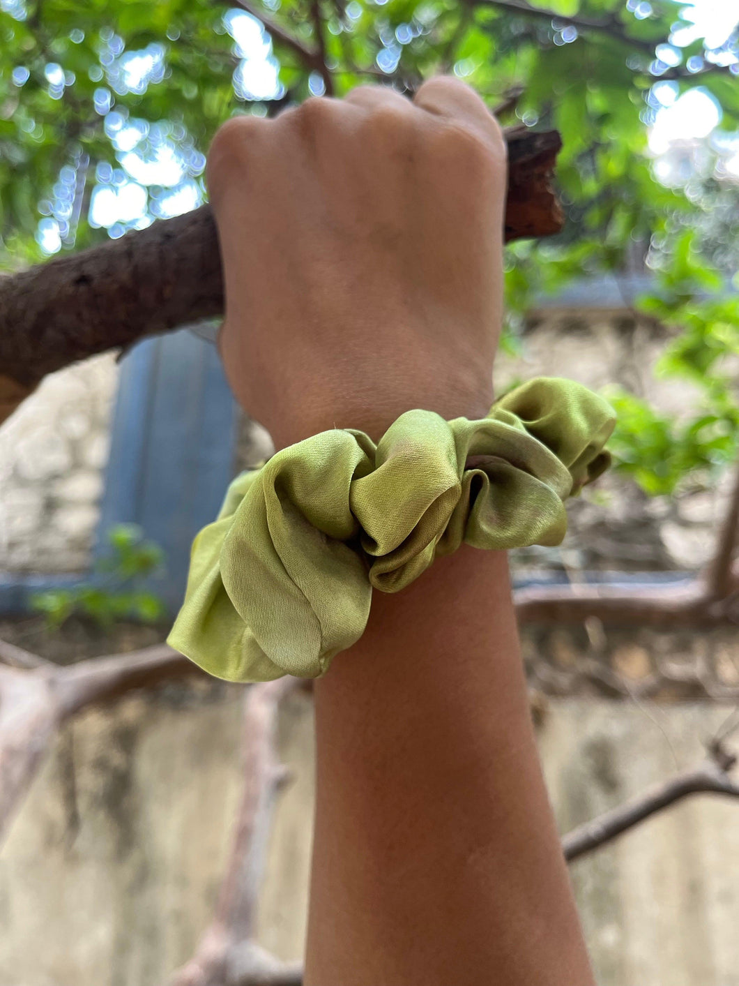 Bright Tie Dye Scrunchie