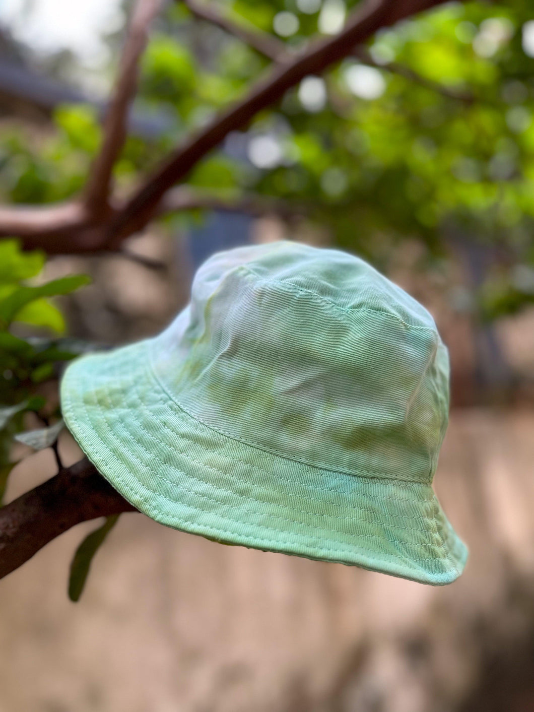 Green Tie Dye Bucket Hat