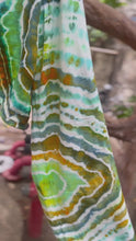 Load and play video in Gallery viewer, Into the Green Tie Dye Blouse
