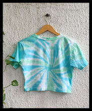 Load image into Gallery viewer, Dual Swirl Tie Dye Crop Top
