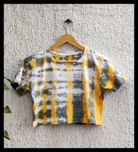 Load image into Gallery viewer, Vertical Stripes Tie Dye Crop Top
