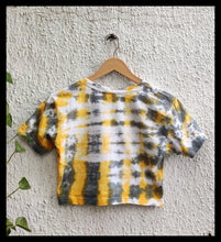 Load image into Gallery viewer, Vertical Stripes Tie Dye Crop Top
