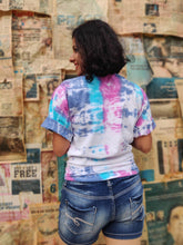 Load image into Gallery viewer, The Horizontal Game of Colors Tie Dye T shirt
