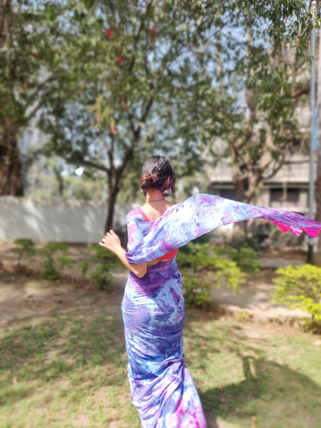 Rango ka Bhavar Tie Dye Saree