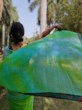 Load image into Gallery viewer, Rangeen Nazarein Tie Dye Saree
