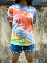 Load image into Gallery viewer, Split Colored Tie Dye T shirt
